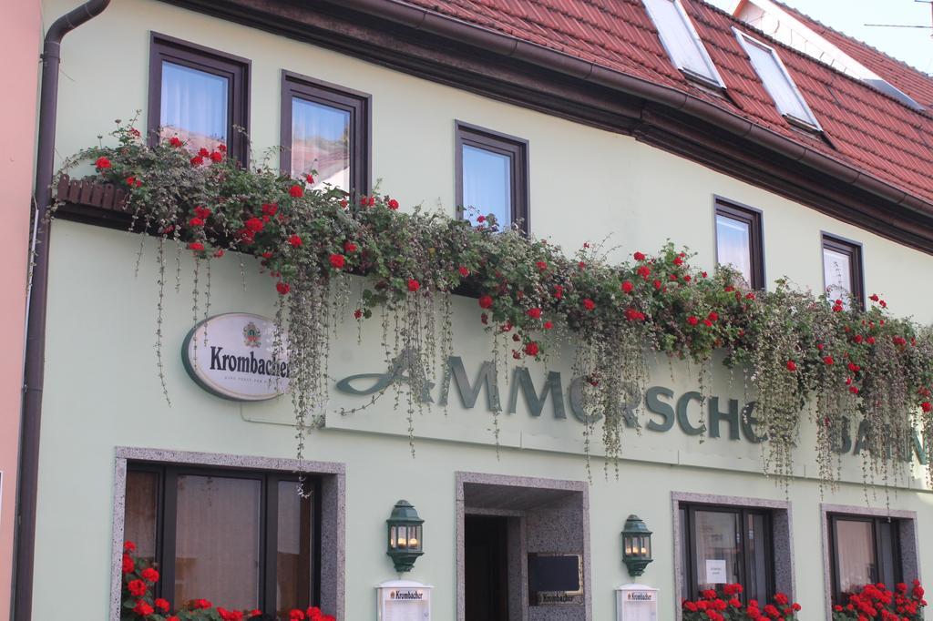 Ammerscher Bahnhof Mühlhausen Exterior foto